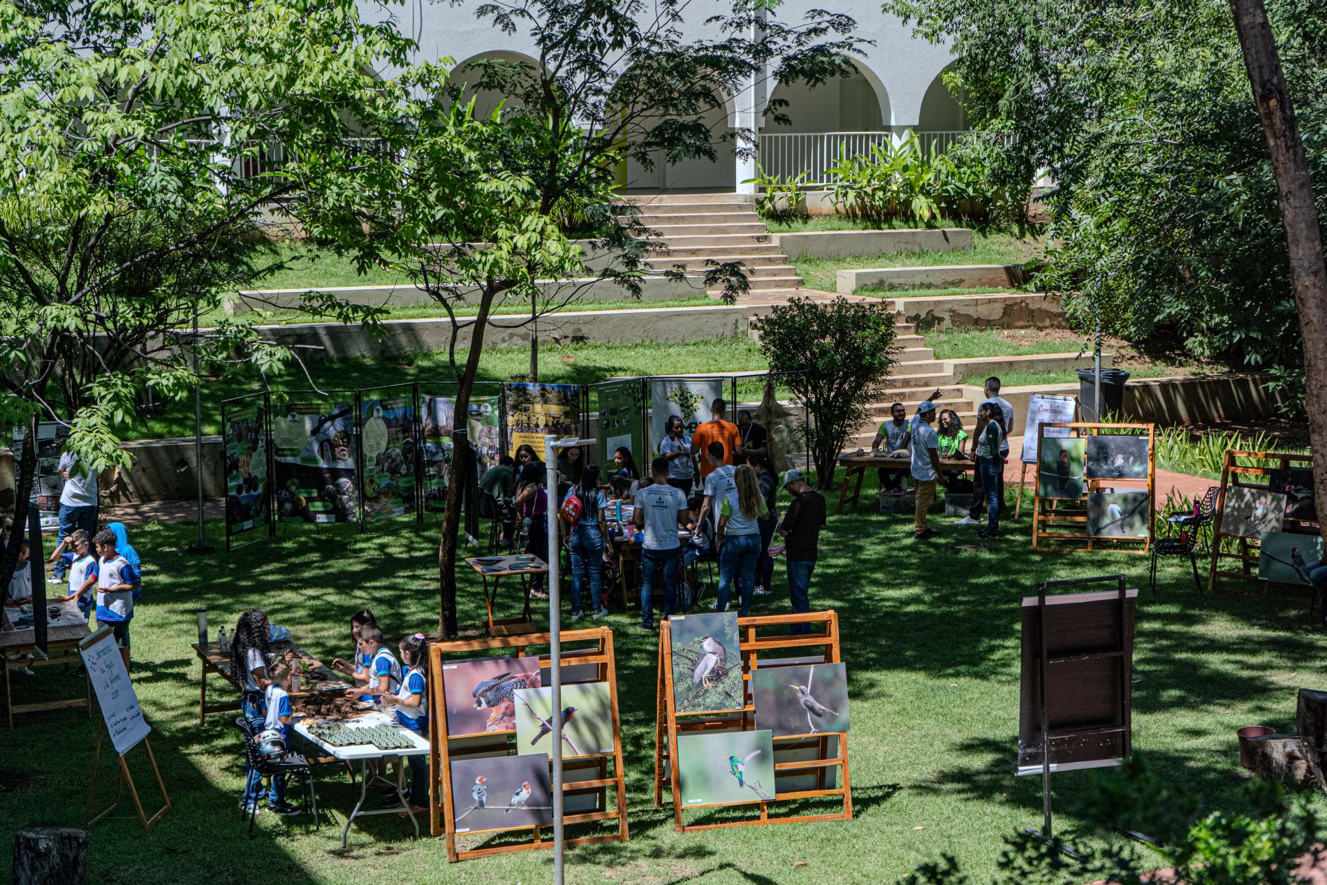 Estação Ambiental Com  SAAEC, ONG Biodiverse, ICMbio, SEMMA e Geopark Araripe