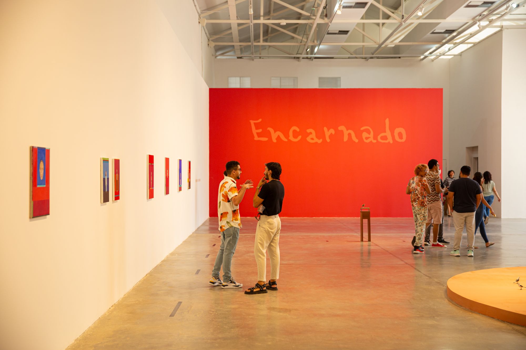 Visita Guiada Exposições, Exposições Encarnado e Terra em Transe.