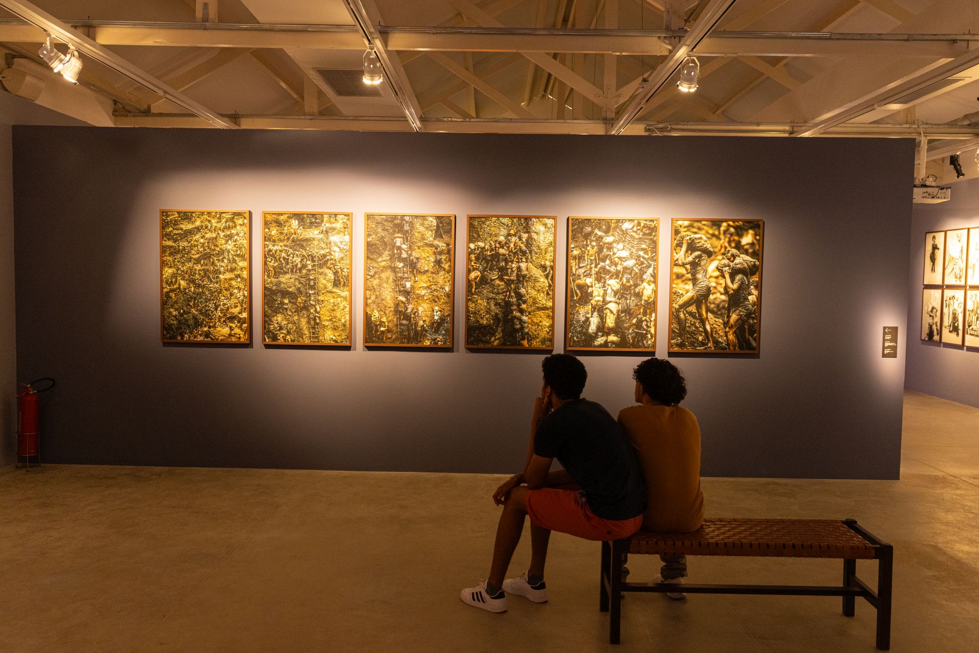 Visitação as Galerias de Artes Exposições Terra em Transe e Encarnado.