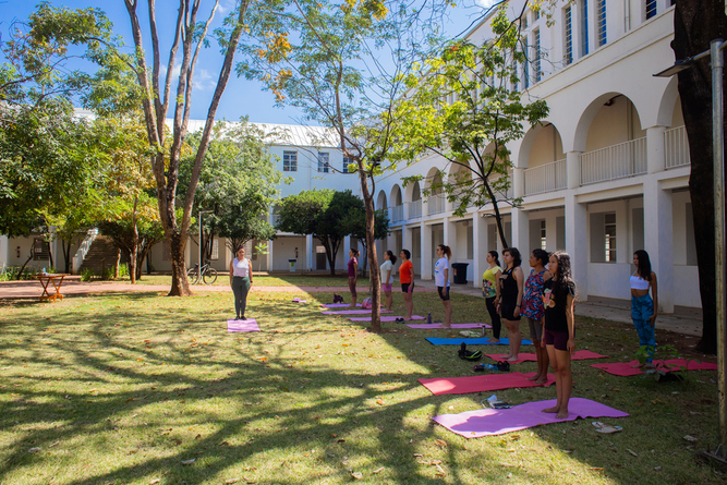 Prática de Pilates